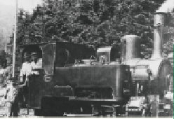 Lokomotive des Bähnchens